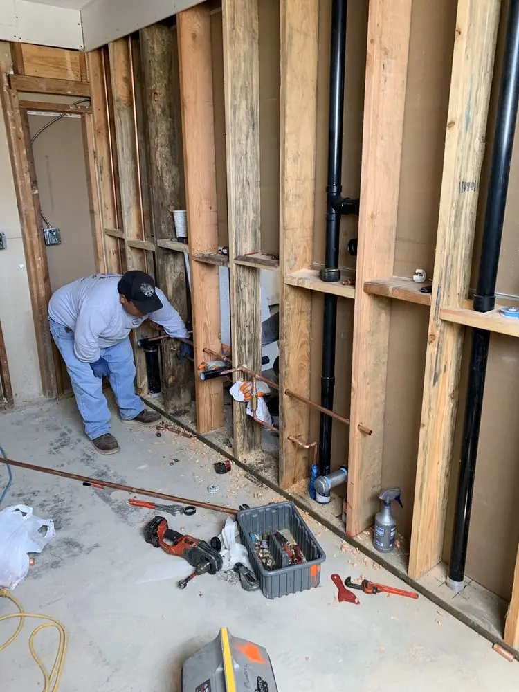 Commercial rough-in plumbing for Water Heater Replacement in West Park